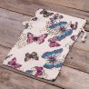 Bolsa estilo lino con la impresión 30 x 40 cm - natural / mariposa Para niños