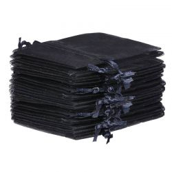 Bolsas de organza 35 x 50 cm - negro Bolsas para frutas