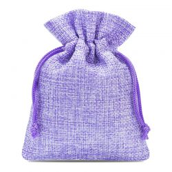 Bolsas de yute 8 x 10 cm - violeta claro Bolsas violeta claro