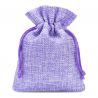 Bolsas de yute 8 x 10 cm - violeta claro Bolsas violeta claro