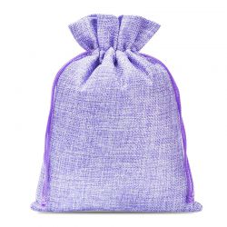 Bolsas de yute 18 x 24 cm - violeta claro Bolsas violeta claro