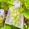 Bolsas de organza 26 x 35 cm - blanco Protección de uva