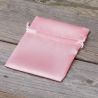 Bolsas de satén 6 x 8 cm - rosa claro Bolsas de satén