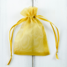Bolsas de organza 12 x 15 cm - amarillo Bolsas pequeñas 12x15 cm