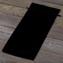 Bolsas de terciopelo 11 x 20 cm - negro Bolsas de terciopelo