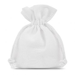 Bolsas de algodón 8 x 10 cm - blanco Bolsas pequeñas 8x10 cm