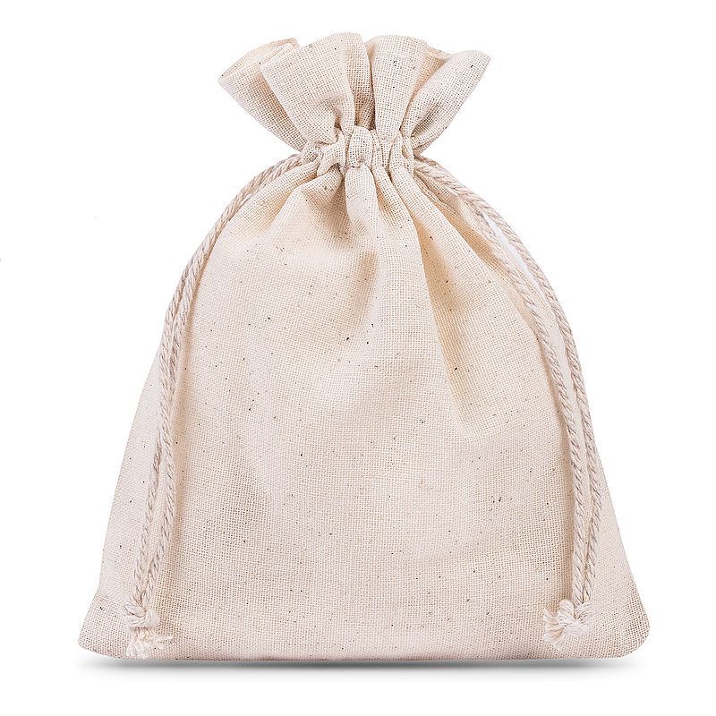 Bolsas de algodón 15 x 20 cm - natural Día de la Mujer