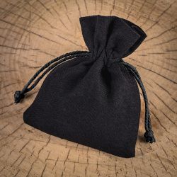 Bolsas de algodón 15 x 20 cm - negro Bolsas de algodón