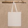 Bolsa de algodón 38 x 42 cm con asas largas - natural Bolsas claros naturales
