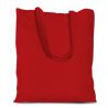 Bolsa de algodón 38 x 42 cm con asas largas - roja Fiestas y ocasiones especiales