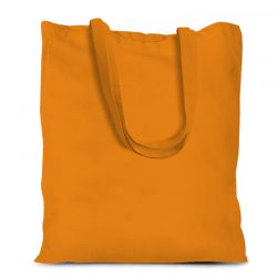 Bolsa de algodón 38 x 42 cm con asas largas - naranja Día de la Mujer