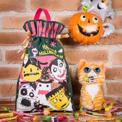 Bolsas nonwoven 30 x 45 cm con estampado: Halloween Bolsas con impresion