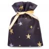 Bolsas grandes nonwoven 22 x 31 cm con estampado: estrellas Bolso de la Navidad