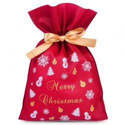Bolsas nonwoven 30 x 45 cm con estampado - Navidad Bolso de la Navidad