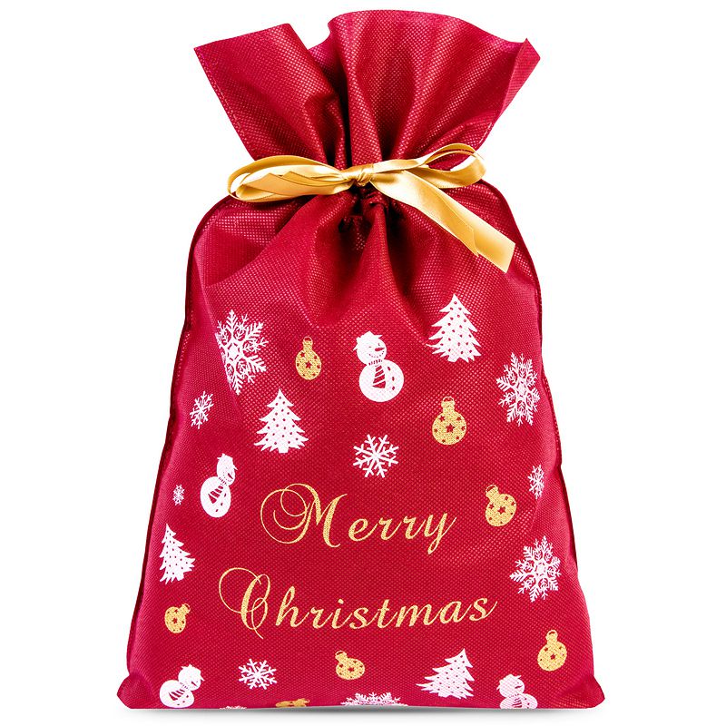 3 uds. Bolsas grandes nonwoven 40 x 56 cm con estampado - Navidad