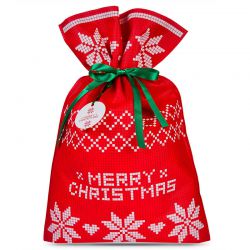 Bolsas grandesnonwoven 20 x 30 cm con estampado: Navidad Bolso de la Navidad
