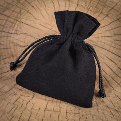 Bolsas de algodón 22 x 30 cm - negro Bolsas negras