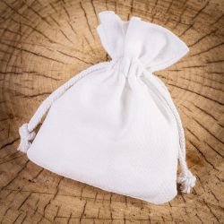Bolsas de algodón 26 x 35 cm - blanco Boda