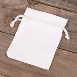 Bolsas de algodón 9 x 12 cm - blanco Despedida de soltera y despedida de soltero