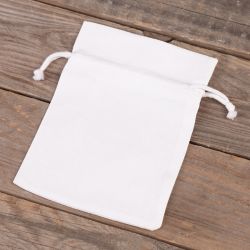 Bolsas de algodón 11 x 14 cm - blanco Bolsas de algodón