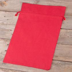 Bolsas de algodón 26 x 35 cm - rojo Bolsas rojas