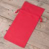 Bolsas de algodón 13 x 27 cm - rojo Bolsas rojas