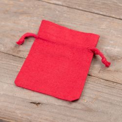 Bolsas de algodón 8 x 10 cm - rojo Bolsas rojas