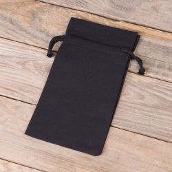 Bolsas de algodón 11 x 20 cm - negro Bolsas negras