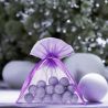 Bolsas de organza 8 x 10 cm - violeta oscuro Bolsas de boda