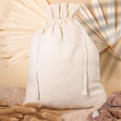 Bolsas de algodón 26 x 35 cm - natural Compras y almacenamiento cocina