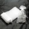 Bolsas de organza 11 x 20 cm - blanco Agradecimiento a los invitado
