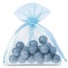 Bolsas de organza 8 x 10 cm - azul claro Bolsas azul claro
