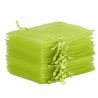 Bolsas de organza 6 x 8 cm - verde Lavanda y productos secos perfumados