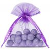 Bolsas de organza 9 x 12 cm - violeta oscuro Bolsas violeta oscuro