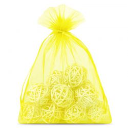 Bolsas de organza 18 x 24 cm - amarillo Bolsas amarillas