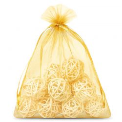 Bolsas de organza 22 x 30 cm - dorado Bolsas de oro