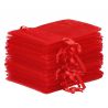Bolsas de organza 15 x 20 cm - rojo Bolsas ocasionales