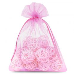 Bolsas de organza 15 x 20 cm - rosa Bolsas rosas