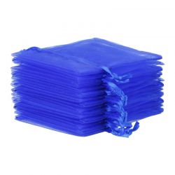 Bolsas de organza 13 x 18 cm - azul Bolsas de organza