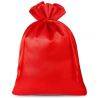 Bolsas de satén 22 x 30 cm - rojo Bolsas grandes de satén