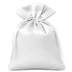 Bolsas de satén 8 x 10 cm - blanco Bolsas de satén