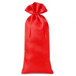 Bolsa de satén 16 x 37 cm - rojo Bolsas de satén