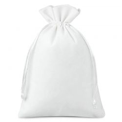 Bolsas de terciopelo 22 x 30 cm - blanco Grandes bolsas de terciopelo