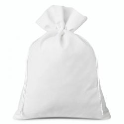 Bolsas de terciopelo 26 x 35 cm - blanco Grandes bolsas de terciopelo