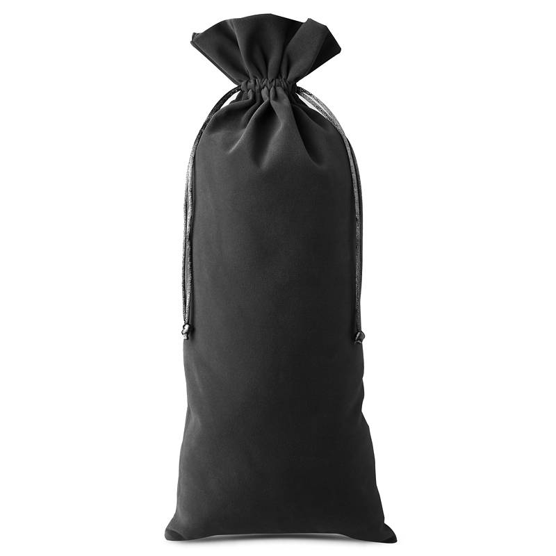 1 uds. Bolsa de terciopelo 16 x 37 cm - negro