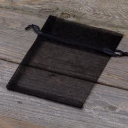 Bolsas de organza 11 x 14 cm - negro Lavanda y productos secos perfumados