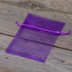 Bolsas de organza 9 x 12 cm - violeta oscuro Bolsas para lavanda