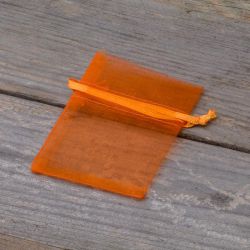Bolsas de organza 6 x 8 cm - naranja Lavanda y productos secos perfumados