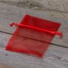 Bolsas de organza 9 x 12 cm - rojo Lavanda y productos secos perfumados