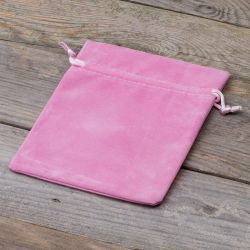 Bolsas de terciopelo 12 x 15 cm - rosa claro Para niños